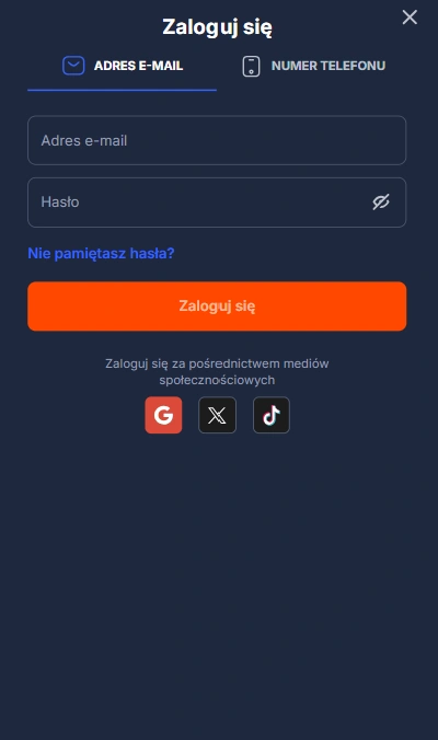 Rejestracja i logowanie do konta FS Casino